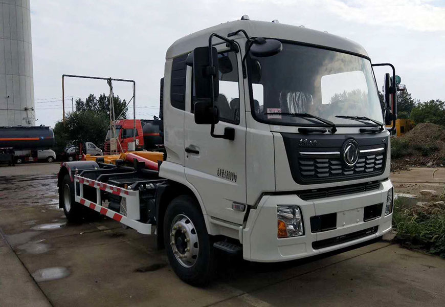 國(guó)六天錦鉤臂垃圾車